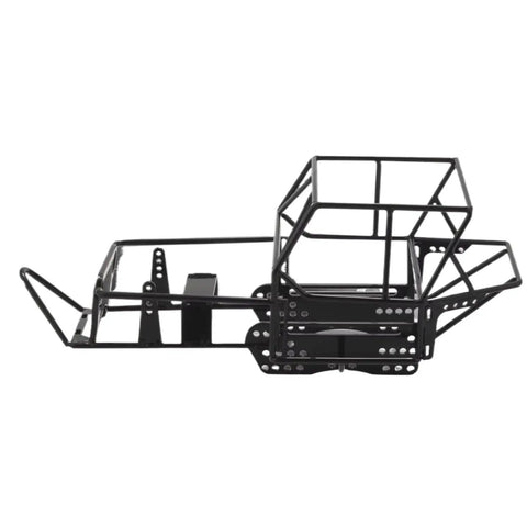 Rugged Metal Tube Chassis Frame With Roll Cage For 1 Sixteenth Scale RC Cars Fits WPL C14 C24 And C24 One, Heavy Duty Upgrade Kit