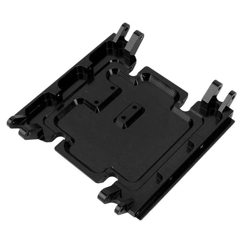 Axial Wraith Aluminum CNC Faceplate Replacement For 1 Tenth RC Car 90018 90048 Machined Aluminum Low Profile Cover Black