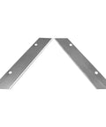 Replacement Blades For AC110 Cardboard Edge Protector Cutter Set Of 2 Heavy Duty Steel Blades With Razor Sharp Edges Left And Right Pair Original Replacement Part For Cardboard Packaging Edge Protection, top view