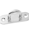 Stainless Steel Horse Tie Ring With Safety Release Mechanism For Training Half Round Ring With Eye Bolts For Pulling Back