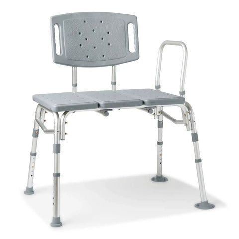 Heavy Duty Bariatric Tub Transfer Bench With Anti Slip Suction Feet, Lightweight Yet Sturdy Bath Chair for shower or bathtub