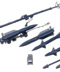MiG-31 Foxhound 1/144 Detail Parts Set For Plastic Model Kit In Molded Color With 3 Missiles And 12 Rounds, includes ladder and dolly