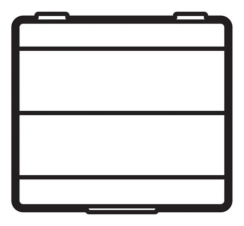 Big Mouth Spinnerbait Box Tackle Organizer With Four Compartments Holds Up To Sixty Spinnerbaits Clear View Lure Storage