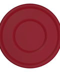Top view of red lid for Insulated Stainless Steel Water Bottle For Sailplane And Glider Enthusiasts Hydration Gear For Aviation Lovers On The Go Gift For Pilot Dudes And Skyward Dreamers Who Live For The Skies