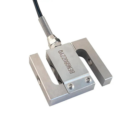 Beefy Heavy Duty S Type Load Cell 5kg to 20t Tension and Compression Sensor with High Accuracy Stainless Steel Build 4-20 mA and mV/V Output Perfect for Material Testing Crane Scales and Industrial Automation, stainless steel