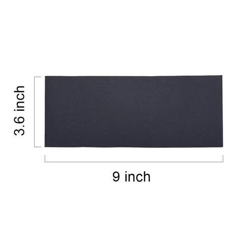 Assorted Sandpaper Sheets 400 600 800 1000 1200 1500 Two Sheets Each Dry Wet Waterproof 9 x 3.6 Inch dimensions shown in image