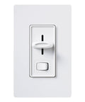 Preset Dimmer Switch For 1000 Watt Incandescent, Single Pole With Smooth Slider Dimmer And Durable Rocker Switch, White S 10P WH