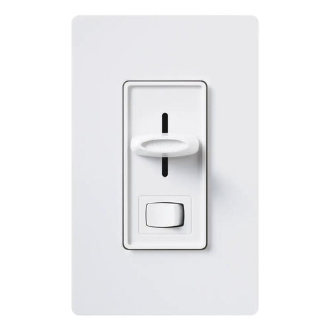 Preset Dimmer Switch For 1000 Watt Incandescent, Single Pole With Smooth Slider Dimmer And Durable Rocker Switch, White S 10P WH