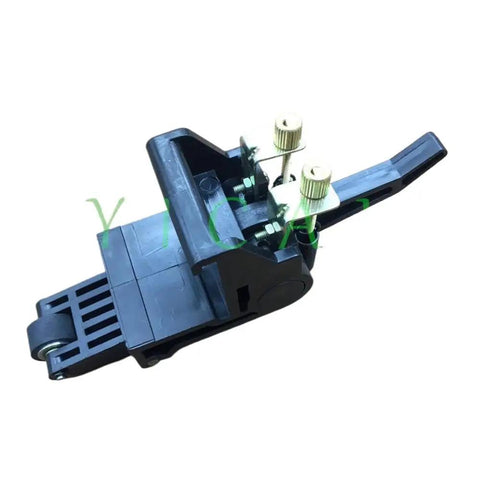 Two Piece Pinch Roller Assembly For Plotter Cutter Machines Rubber Paper Feed Rollers Kit With Frame Stable Material Feed For Consistent Precise Cutting And Slippage Reduction Easy Upgrade black dual rubber rollers with frame for plotter cutter feed