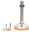 Heavy Duty Adjustable Leveling Feet Pad Mount Kit Featuring A Rock Solid Base To Bypass Equipment Wobble And Keep Your Setup Locked Down Tight.