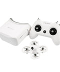Cetus FPV Kit RTF Brushed Racing Drone Bundle With LiteRadio 2 SE Transmitter And VR02 Goggles For Beginners displayed