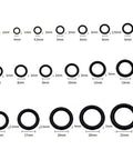 O-ring assortment: 225 black rubber O-rings in multiple sizes for plumbing, automotive, DIY (Amazon)