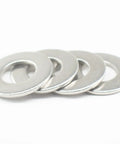Flat Washers One Quarter Inch Stainless Steel 304 Pack Of 100 Heavy Duty Pro Grade Durable Hardware Spacers For Furniture DIY Projects And Automotive Applications
