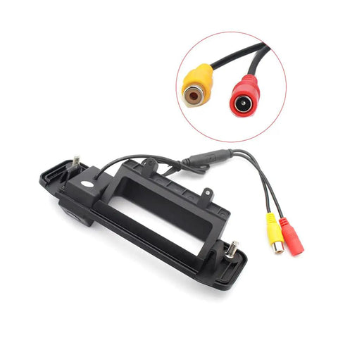 Built Like A Tank HD Rear View Trunk Handle With Fish Eye Night Vision Backup Parking Camera Waterproof Ip68 Super Wide Angle Plug And Play Vehicle Fitment For Mercedes Benz Glk Glc Gla Gle Models