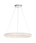 Modern Wall Sconce With Brushed Nickel Finish Killer Indoor Lighting Fixture For Kitchen Counters Hallways Bathrooms And Bedrooms That Brings Real Dope Energy Everywhere, sleek circular design with suspended cables.