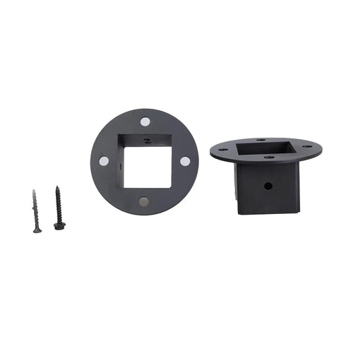 Heavy Duty Metal Post Base Anchors For Fence Railings Privacy Panels Gazebos Pergolas And Mailbox Brackets Built To Last