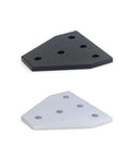 4 Piece 5 Hole T Shape Joint Board Plate Corner Angle Bracket For V Slot Aluminum Profiles 2020 3030 Strong External Connector
