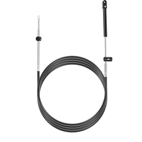 Two Pack Boat Throttle And Shift Cables For Mercury MerCruiser Outboard Engines Gen1 CC179xx Gen2 CC189xx Replacement, coiled cable