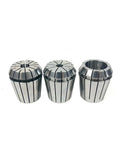 Rock Solid 35Pc ER40 Chuck Collet Set For CNC Lathes Covers 1mm To 32mm Sizes, three high grade steel collets for precision machining.