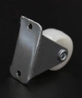 PP Caster Wheels 12 Pcs White Inch for Office Furniture and Carts, heavy-duty plastic caster with metal bracket.