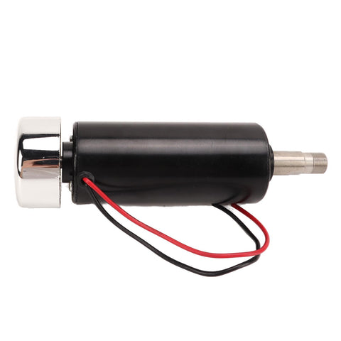 Heavy Duty 500W Air Cooled CNC Spindle Motor With 52MM Shaft And 12000 RPM High Torque side view with wiring details.