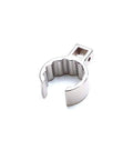 Heavy Duty Half Inch Drive Crowfoot Wrench, 12 Point Flare Nut Tool, 1 1/2 Inch Size, alloy steel, side profile view.