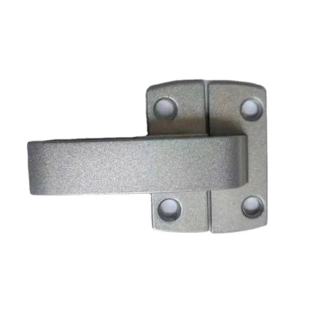 Top Notch Two Pack Beefy Flip Over Cabinet Door Folding Hinges Durable Zinc Alloy Elastic Aircraft Style Furniture Hardware top view angle.