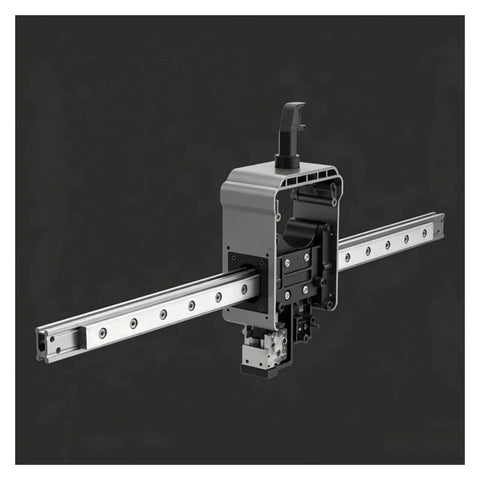 X Axis Assembly For H2D 3D Printer Upgrade Kit With Beefy Metal Components To Restore Smooth Axis Movement Reliable Printing And Easy Daily Maintenance, silver rail