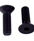 Heavy Duty Three Eighths Inch By Sixteen Thread Socket Cap Flat Head Countersunk Screws Set Of Ten In Alloy Steel Grade Ten Point Nine