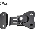 Tough As Nails Heavy Duty Iron Butterfly Twist Latch Keeper Toggle Clamps 1.61 Inch Black Finish, 2 pcs set for equipment bags.