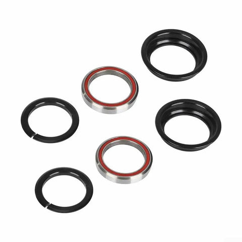 Six Piece Steering Bearing Kit For G2 Master Electric Scooter Durable Headset Replacement Set with six components displayed
