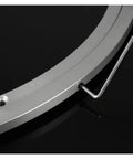 Close-up of 36 Inch Heavy Duty Lazy Susan Hardware Featuring Premium Aluminum Swivel Turntable Bearing with installation tool.