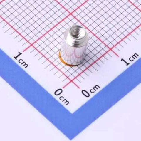 Straight Up Heavy Duty Smd Round Nut Column Set For Circuit Boards Surface Mount Hardware M2.5 X6 Tinned Copper Standoffs on grid