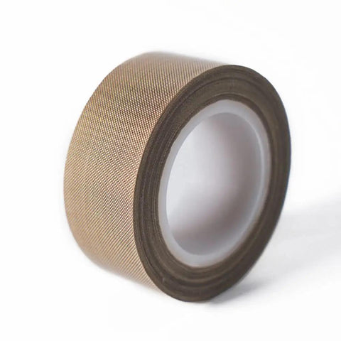 Ultra Slick PTFE Teflon Tape Half Inch By Thirty Three Feet 0.18mm High Temperature Low Friction Adhesive Tape roll side view
