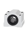 Built Tough 8Mm Ball Bearing Linear Motion Slide Block And Guide Bushing Set Smooth Ride Replacement Hardware For Cnc Routers And 3D Printers Quick Swap Upgrade Kit in aluminum housing.
