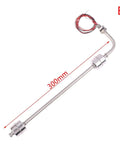 Heavy Duty Stainless Steel Double Ball Float Switch Water Level Sensor For Tanks And Pools 300mm Long 220V AC