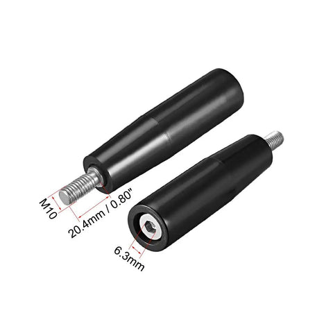 Badass Revolving Handwheel Machine Handle With M10 Male Threaded Stem For Milling Lathe And Grinder Rig Shop Essential Tight Grip Control Knobs Solid Build