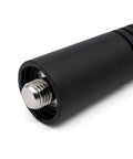 Close-up of the Three Piece VHF Stubby Antenna Set With Volume Knob And Channel Knob Cap For CP Series Two Way Radios CP200 CP200d