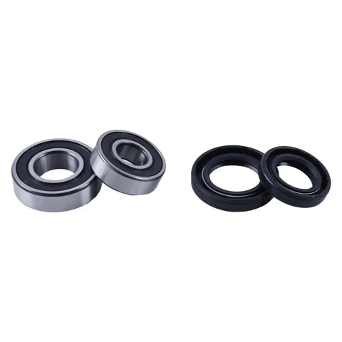 All Balls Racing 25 1042 Wheel Bearing Seal Kit For Arctic Cat Kawasaki Suzuki, showing two bearings and two seals