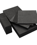 Graphite Block With Glossy Exterior For Electrodes And Sintering Applications Square Plate 20x50x50mm high strength.