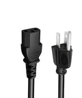 Heavy Duty 3 Pin AC Power Cord Replacement For Gemini Junior Cutting Embossing Machine, 8.2 foot, black, molded design.