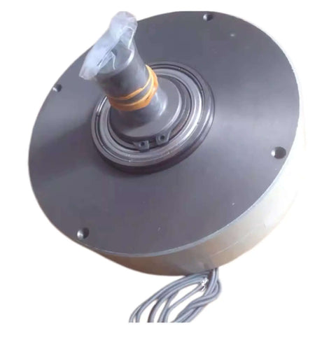 Top view of Magnetic Powder Clutch Electromagnetic Brake ZKB40BN For Industrial Machinery And Automation Equipment, Delivers Smooth Torque Control.