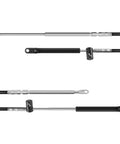 Gen2 2-Pack Boat Throttle And Shift Cables For Mercury MerCruiser Force Outboard Engines, 15 Ft Length, top view