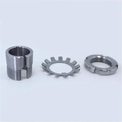 1 Piece Adapter Sleeve With Withdrawal And Lock Nuts For Metric Bearings H309 In 52100 Chrome Steel With Anti Rust Oil Coat Ra 0.05 Finish
