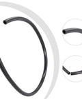 Dope 50cm Flexible Silicone Tubing 5mm Bore For Hot Radiant Coolant Heater And Vacuum Line Automotive Piping Kit With Rock Solid High Temp Durability black silicone hose close-up