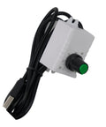 Control knob for Super Handy Usb Adjustable Soldering Fume Extractor Smoke Absorber Fan, featuring USB cable and adjustable settings.