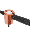 Double Headed Metal Nibbler Drill Attachment with ergonomic grip for sheet metal and roofing cuts, compatible with 20V electric shears.