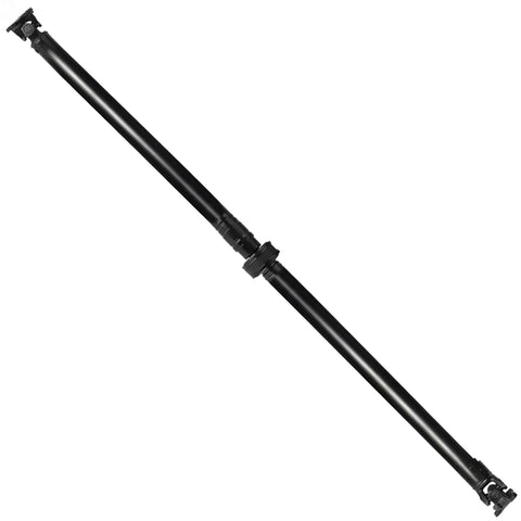 Heavy Duty Rear Driveshaft Propeller Shaft Assembly For Nissan Rogue 2008 To 2015 Awd, black metal construction, straight design.