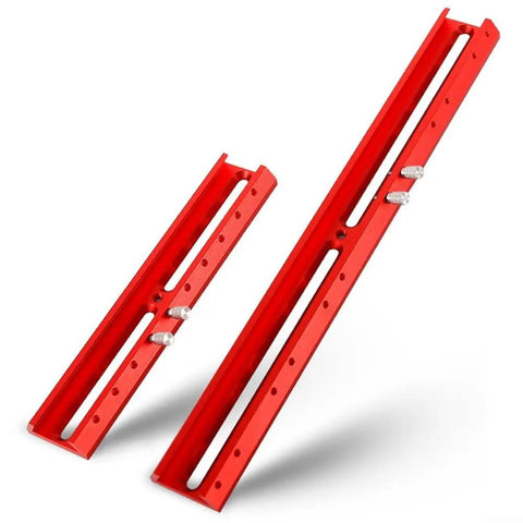 Versatile Dovetail Base Mount For Telescopes With Finder Bracket, red aluminum 360mm and 220mm sizes, for optical telescopes.