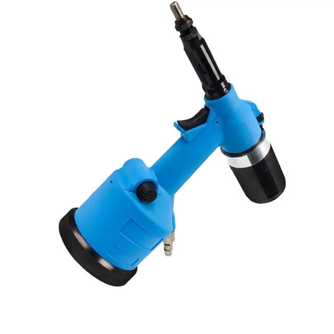 Heavy Duty Pneumatic Air Rivet Gun Pulling No Sweat One Click Auto Tension Lock Built Tough for upholstery work.